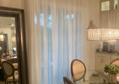 Pinch Pleat Wave Drapes - Sliding Door